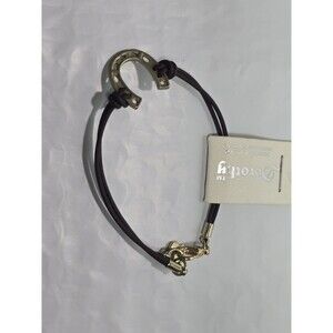 Dorothy Brand Horseshoe Be Happy Charm Bracelet Designed In USA